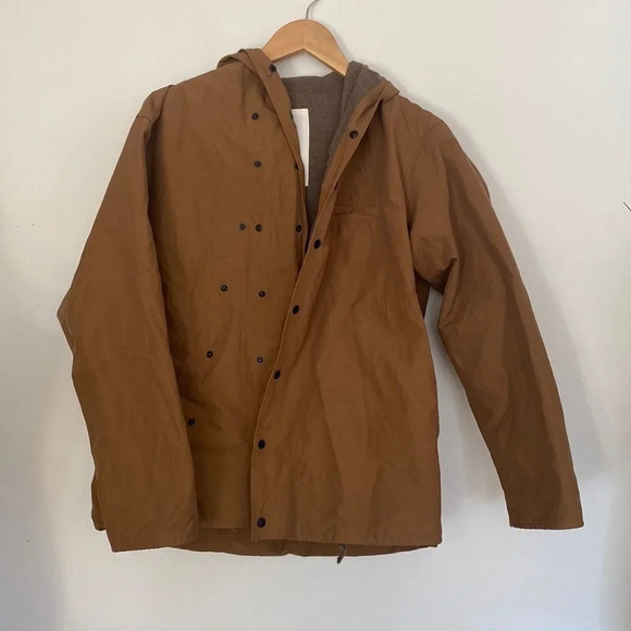 Zo -+ Remilla Jacket Mens L golden clay color perfect condition multi closure - Picture 1 of 5